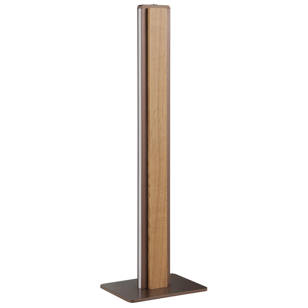 LED-TISCHLEUCHTE ARVISO 12/51/16 cm  - Eiche Bianco/Braun, Natur, Holz/Kunststoff (12/51/16cm) - Brilliant