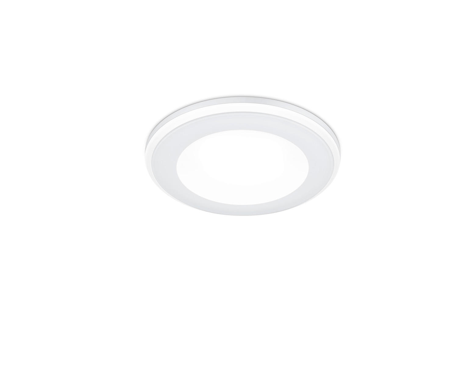 LED-EINBAUSPOT Aura 8,2 cm  - Weiß, Basics, Kunststoff (8,2cm) - Trio Leuchten