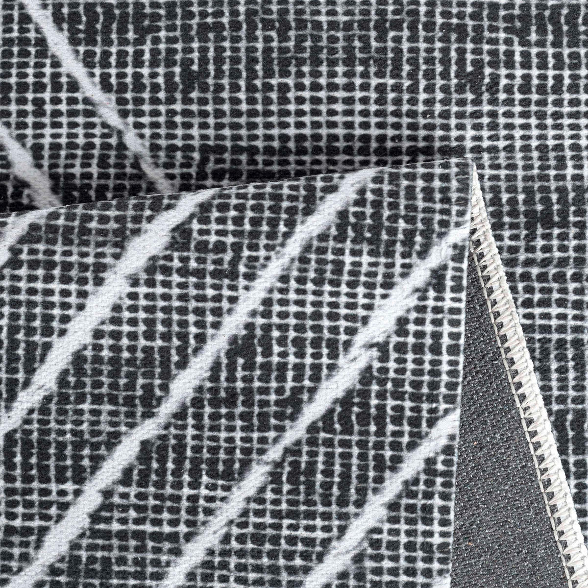 Webteppich Emilian 120/170 cm Efe Grau  - Grau, Natur, Naturmaterialien/Textil (120/170cm)