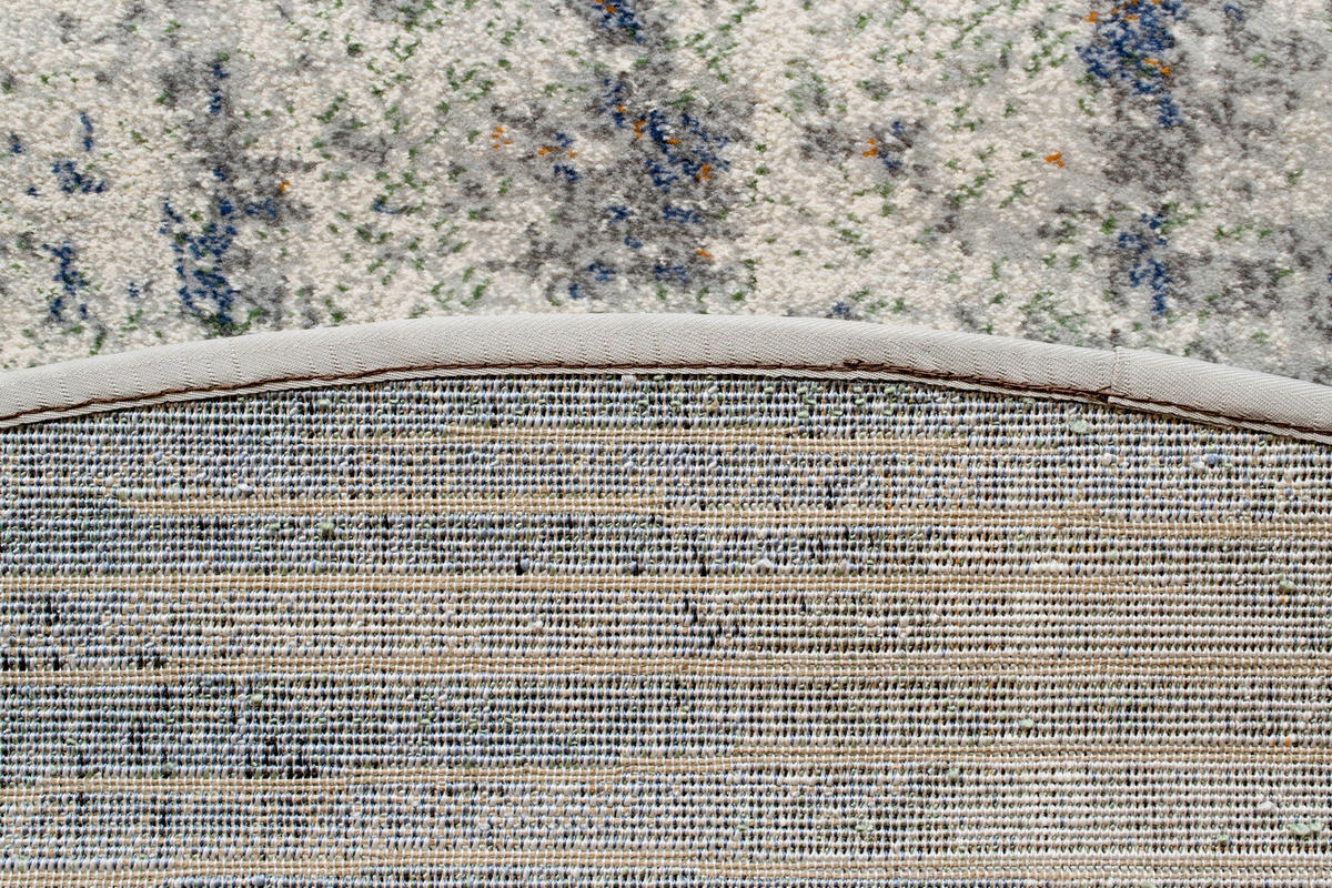 WEBTEPPICH 80/150 cm Catania Blau, Grau, Weiß rechteckig  - Blau/Weiß, Design, Textil (80/150cm) - Novel