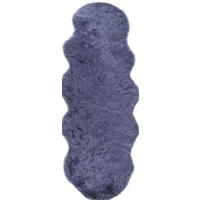 KUNSTFELL 60/180 cm Blau  - Blau, Basics, Textil/Fell (60/180cm) - Ambia Home