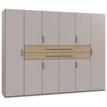 KLEIDERSCHRANK  in Eichefarben, Kaschmir  - Kaschmir/Eichefarben, MODERN, Holzwerkstoff (270/208/65cm) - Carryhome