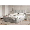 BOXBETT 140/200 cm,  in Grau, Bettkasten, Topper,  - Schwarz/Grau, MODERN, Holz/Kunststoff (140/200cm) - MID.YOU