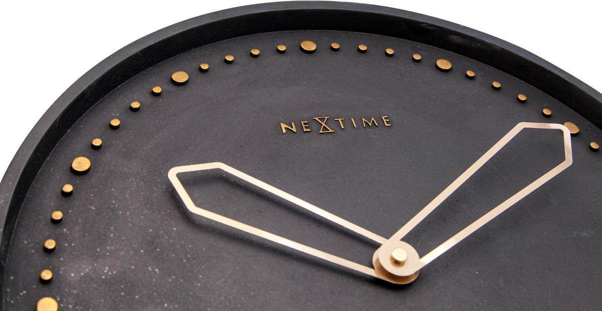 WANDUHR 35/35/4 cm   - Schwarz, Basics, Kunststoff (35/35/4cm)