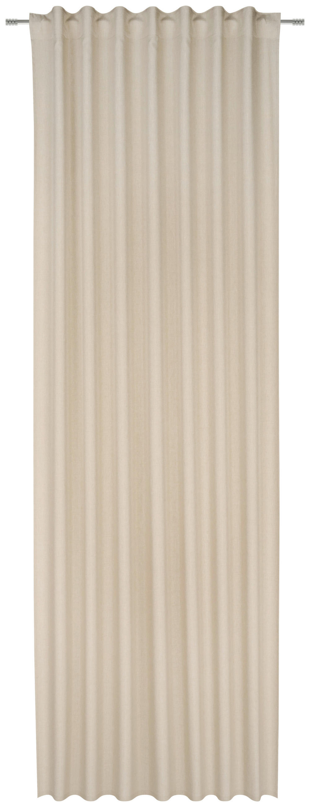 FERTIGVORHANG blickdicht  - Sandfarben, Design, Textil (130/300cm) - Esposa