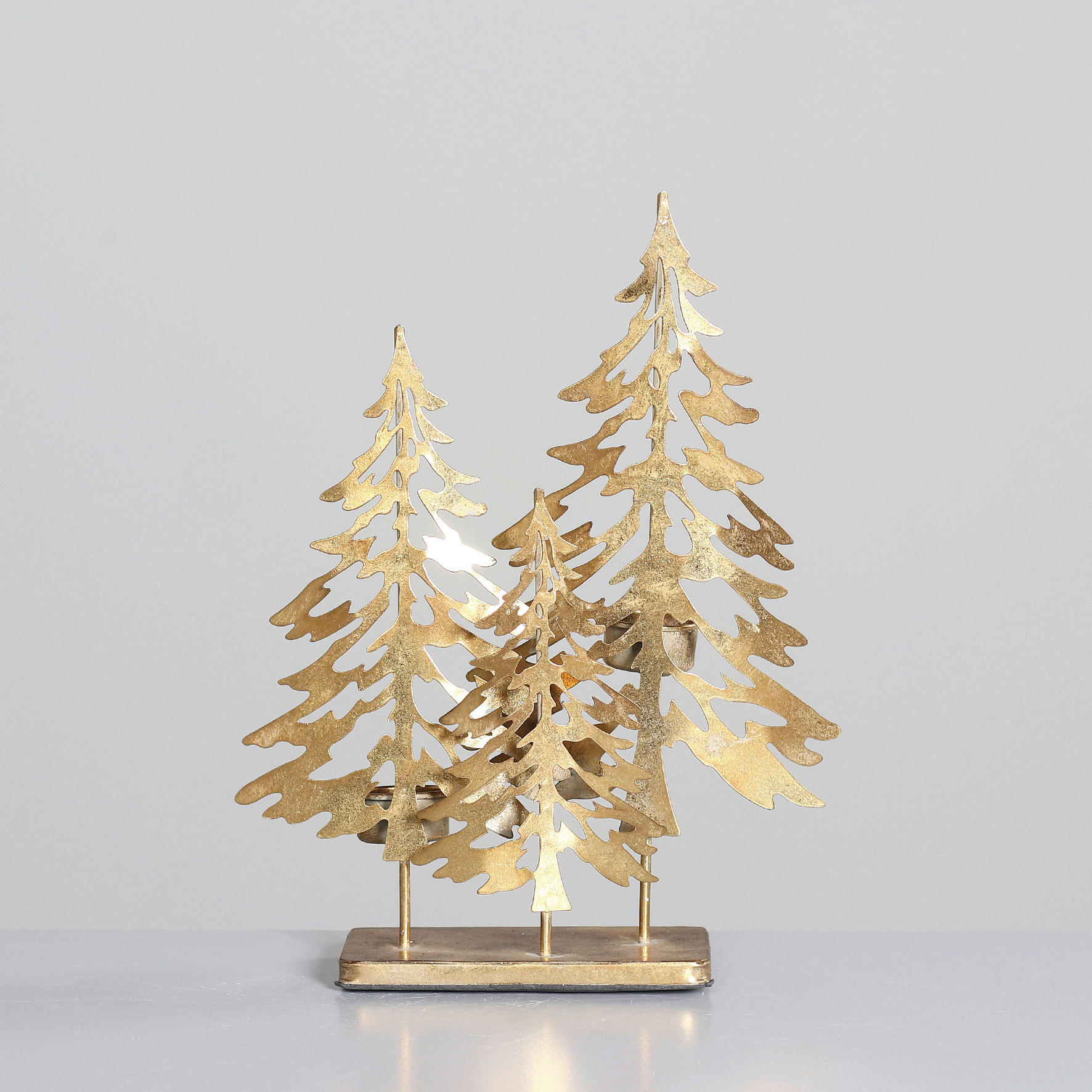 DEKOWEIHNACHTSBAUM Goldfarben  - Goldfarben, Basics, Metall (35cm)