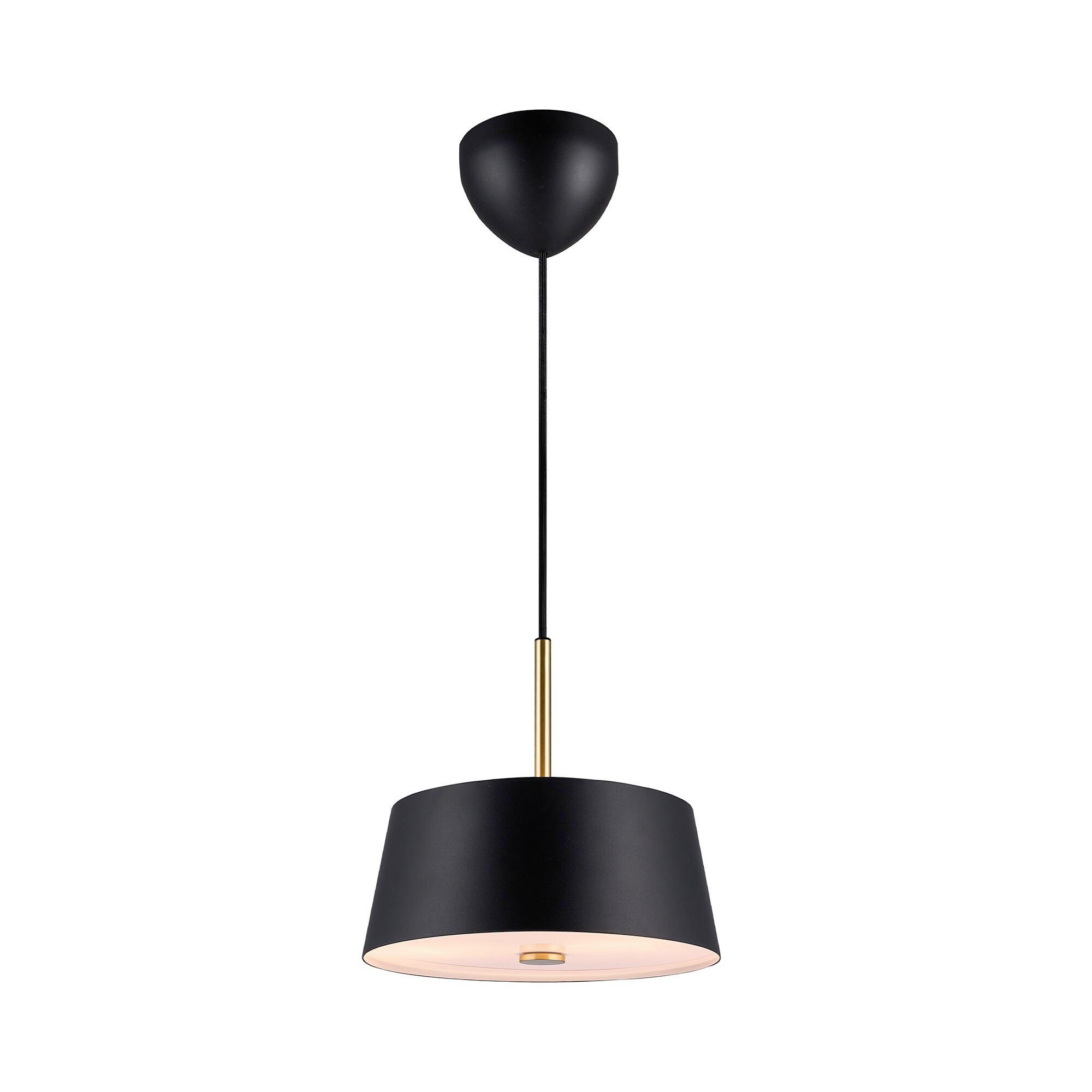 PENDELLEUCHTE Clasi 26.5/29/29 cm  - Schwarz, Design, Metall (26.5/29/29cm) - Nordlux