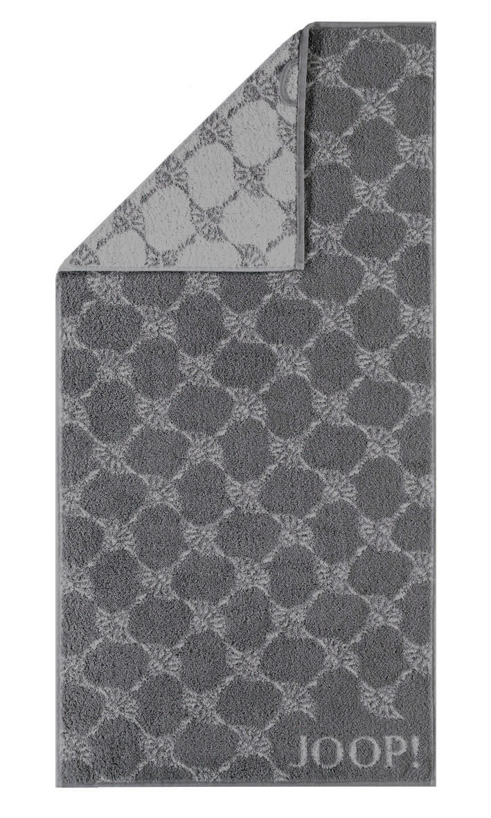 SAUNATUCH CORNFLOWER Anthrazit  - Anthrazit, Basics, Textil (80/200cm) - Joop!