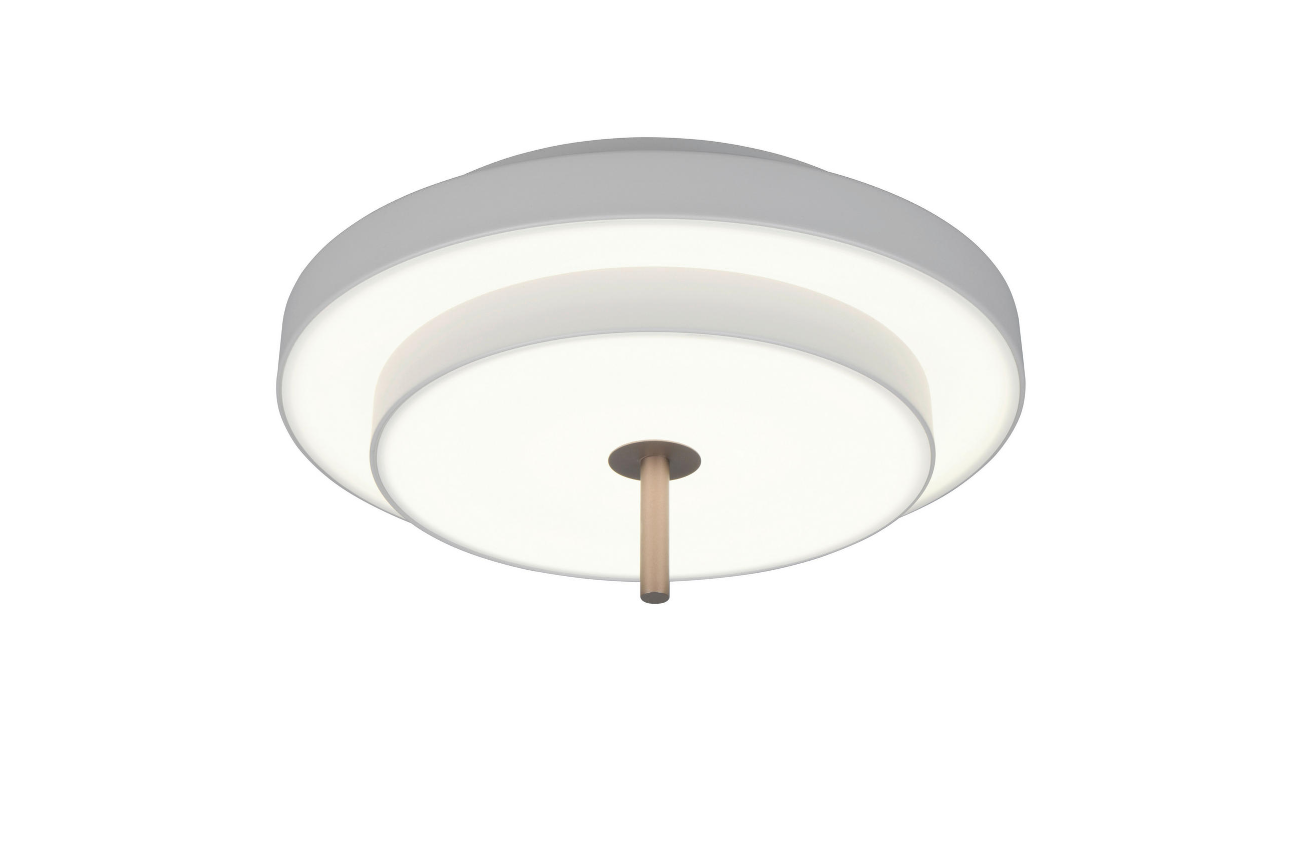 Trio Leuchten Led-Deckenleuchte Keaton Grau 20 cm