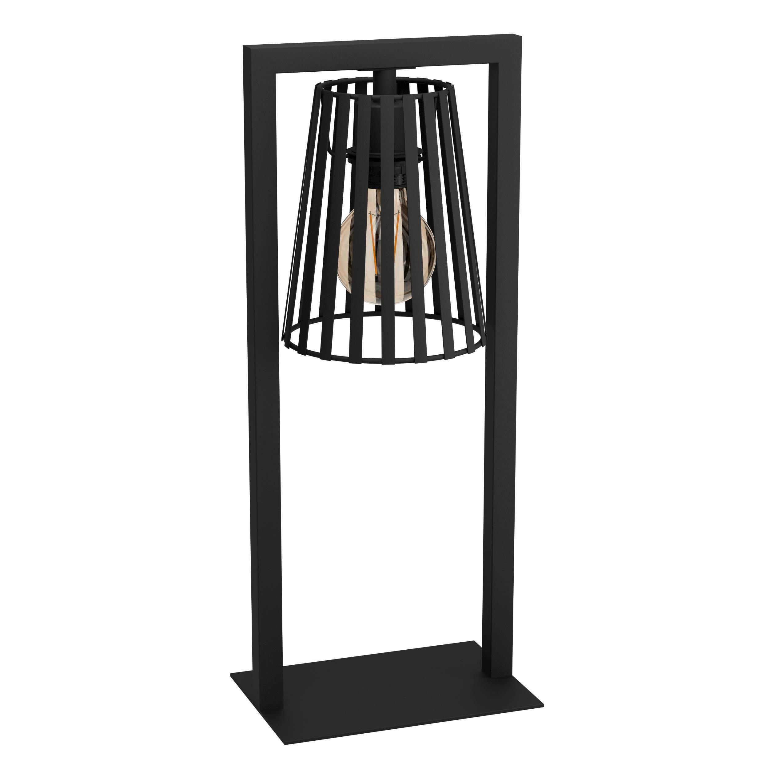 TISCHLEUCHTE 22/53,5 cm   - Schwarz, Basics, Metall (22/53,5cm) - Eglo