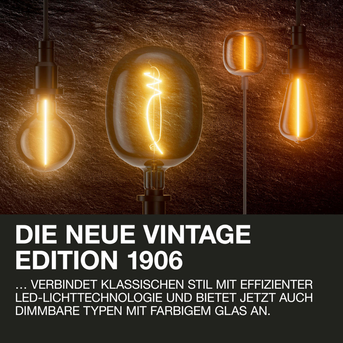 LED-LEUCHTMITTEL E27 4 W 300 lm  - Goldfarben, Basics, Glas (12,4/16,8cm) - Osram
