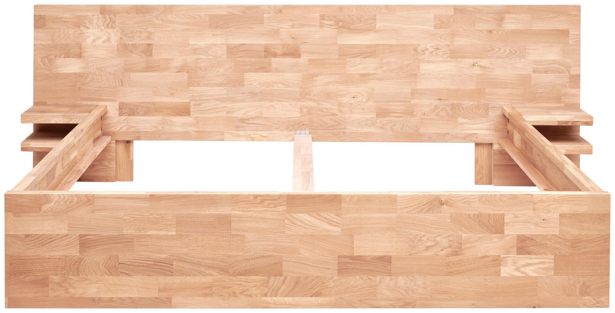 BETT 200/200 cm  Kernbuche   - Kernbuche, Natur, Holz (200/200cm) - MID.YOU