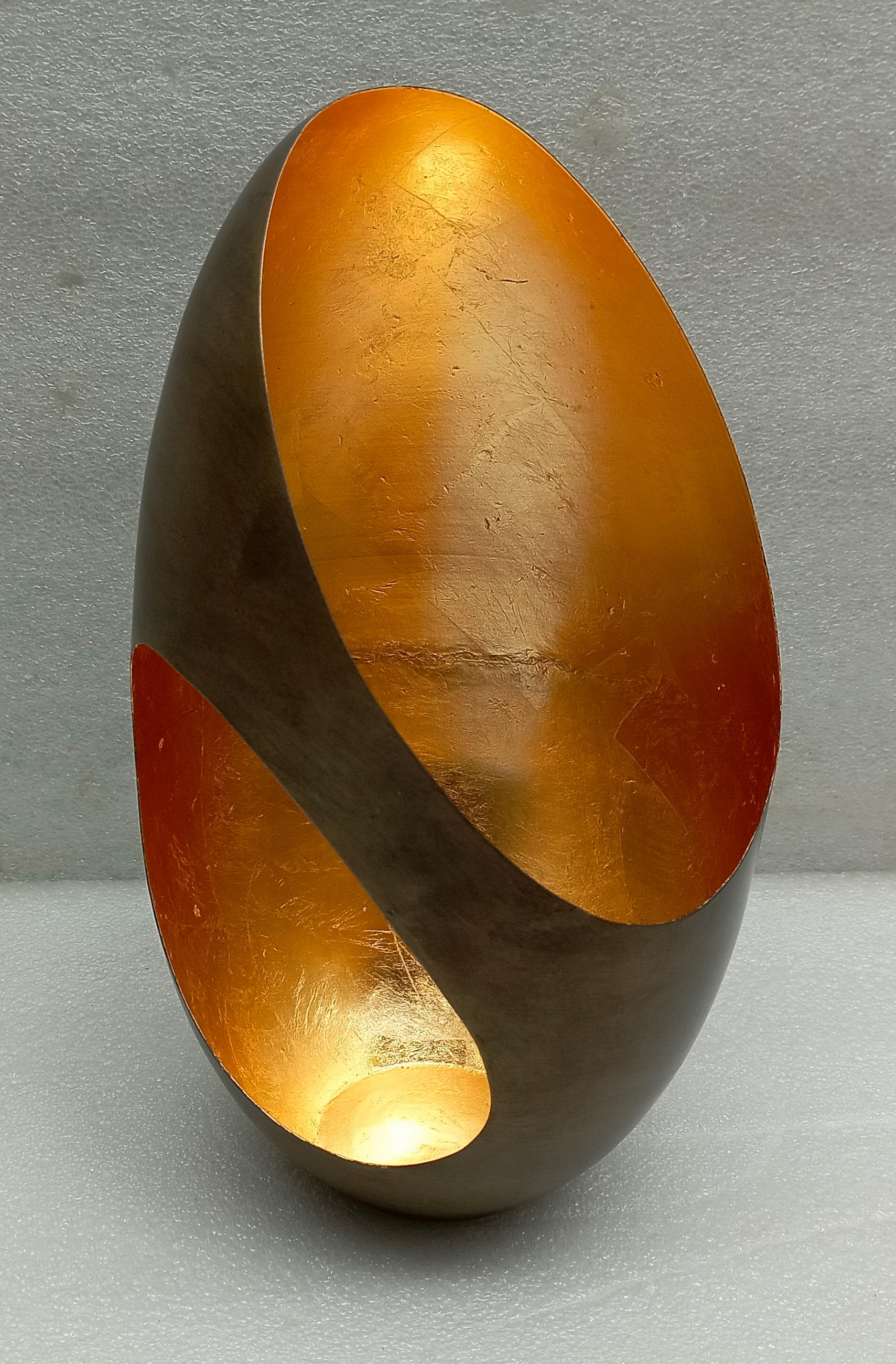 TEELICHTHALTER  - Goldfarben/Schwarz, Basics, Metall (11/17cm)