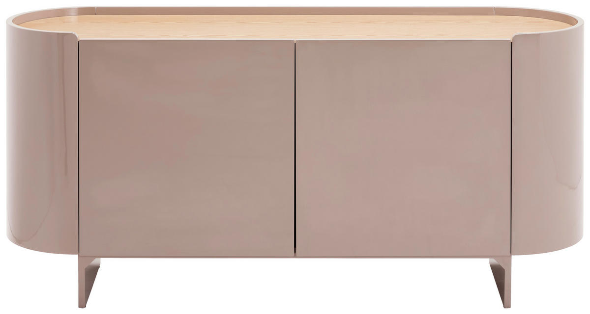 SIDEBOARD 160/75/45 cm Kaschmir  - Kaschmir/Eichefarben, Design, Holz/Holzwerkstoff (160/75/45cm) - Novel