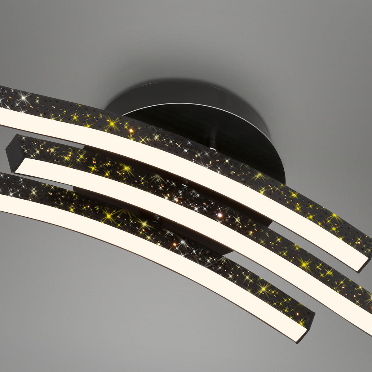 STROPNA LED-SVETILKA   19 W/2100 lm/3000 K/230 V/ - črna, Trend, kovina/umetna masa (80,5/15/10cm)