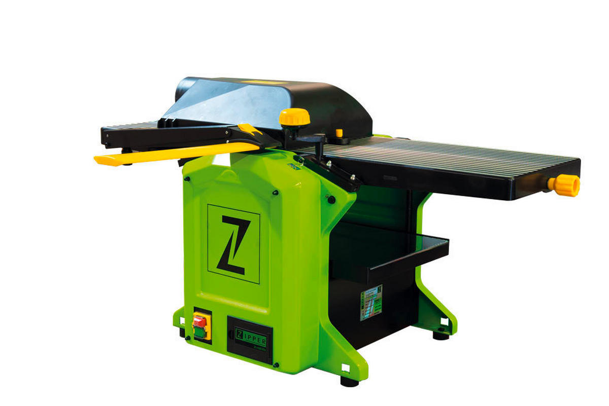 ABRICHTDICKENHOBELMASCHINE  - Grün, Basics, Metall - Zipper