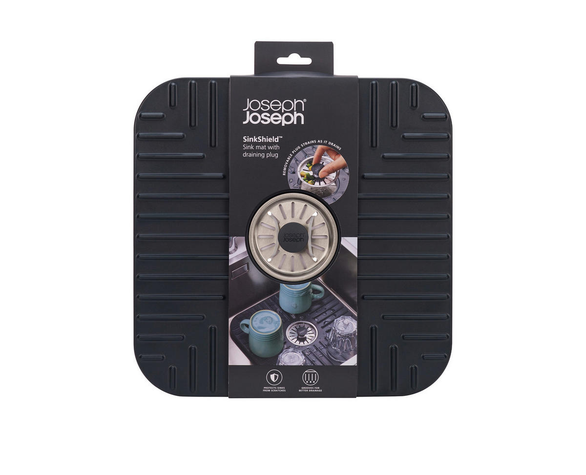 OCJEĐIVAČ ZA POSUĐE     30/30/2 cm       - siva, Basics, plastika (30/30/2cm) - Joseph Joseph