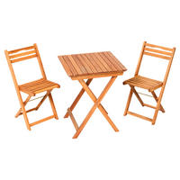 BALKONSET  - Naturfarben, KONVENTIONELL, Holz (40/82/49cm) - Gardenson