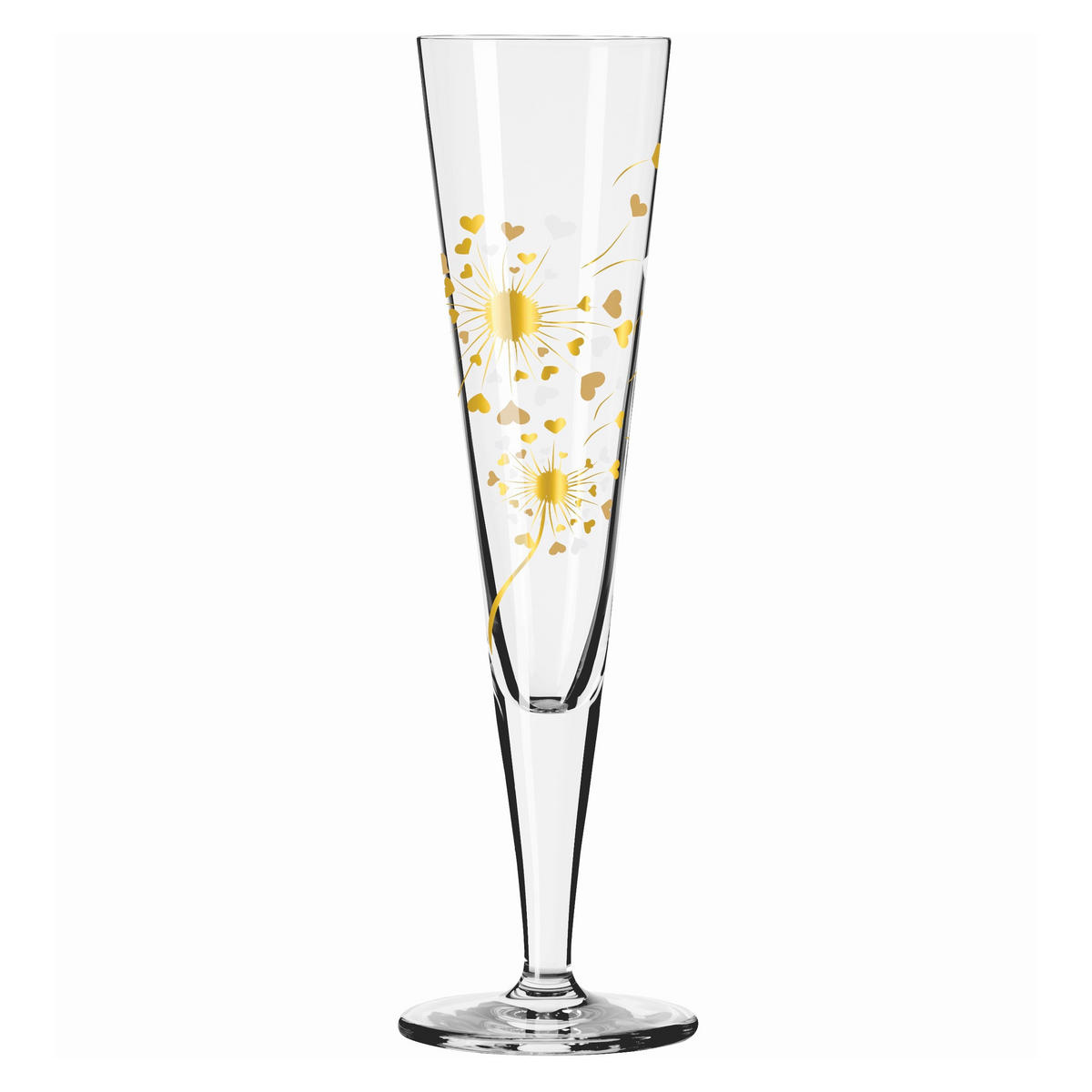 CHAMPAGNERGLAS 205 ml 2-teilig  - Platinfarben/Goldfarben, LIFESTYLE, Glas (7,2/24/7,2cm) - Ritzenhoff