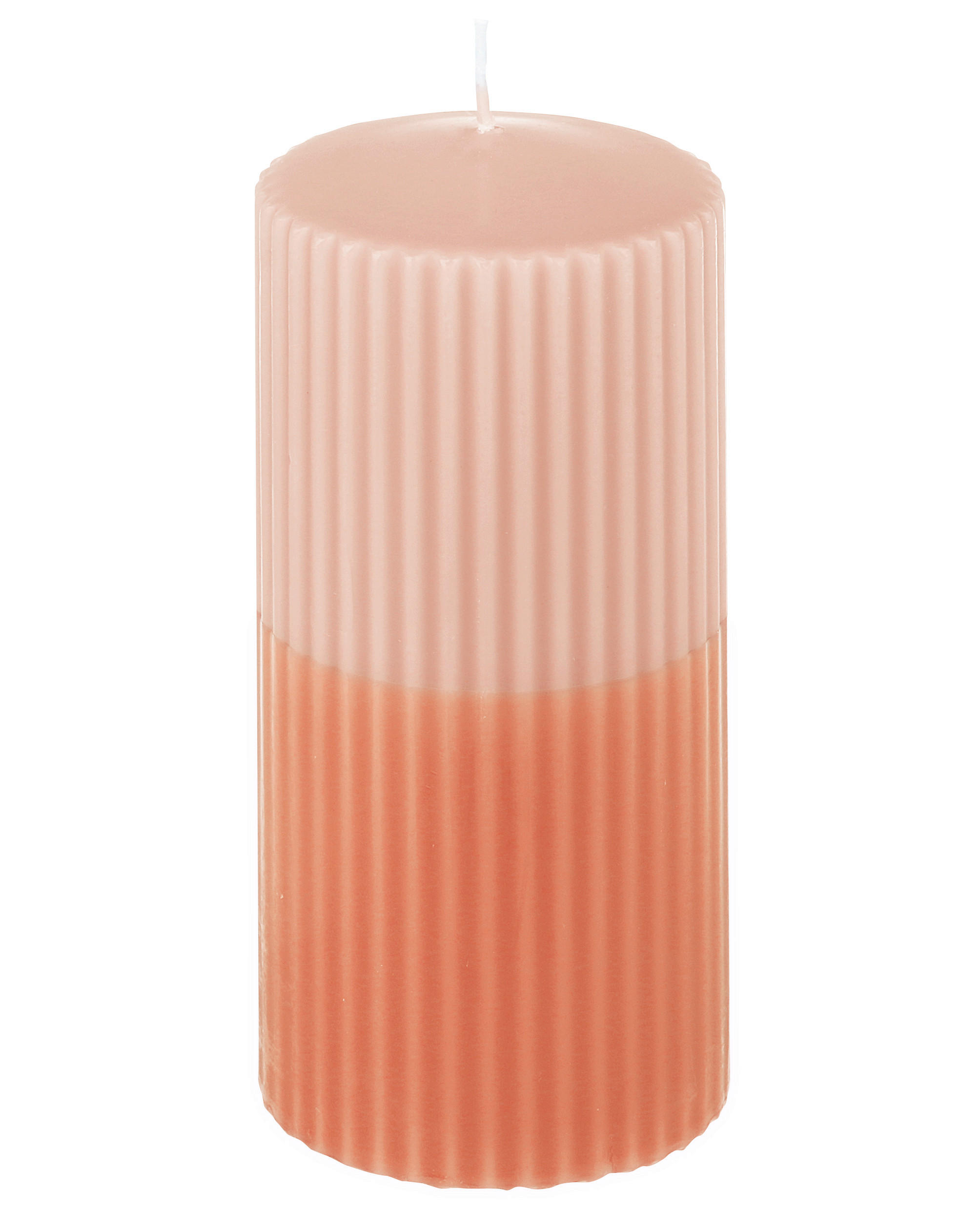 KERZE - Dunkelorange, Basics, Paraffin (6,7/15,0cm) - Steinhart