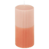 KERZE - Dunkelorange, Basics, Paraffin (6,7/15,0cm) - Steinhart