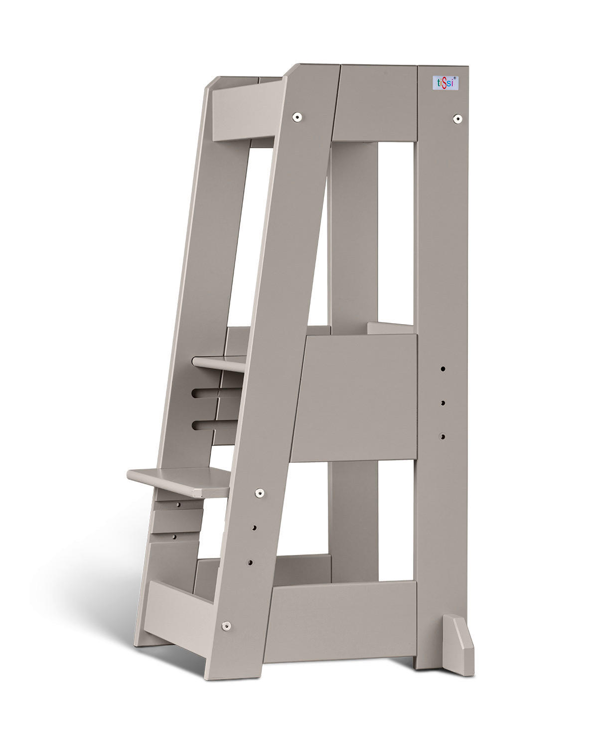LERNTURM Felix  - Hellgrau, MODERN, Holz (40/89/40cm) - tiSsi