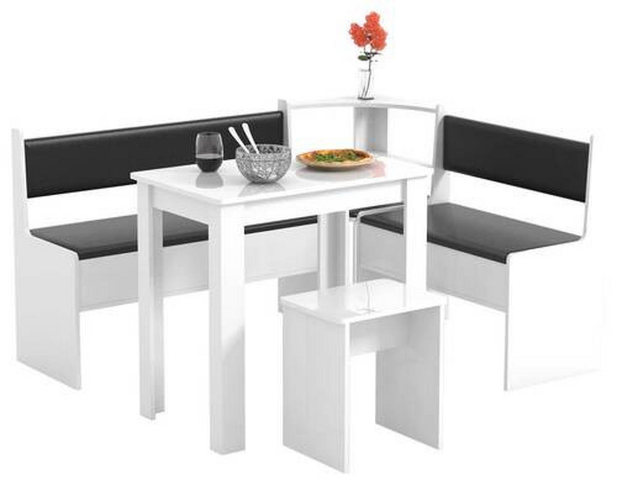 Eckbankelement Weiß   - Weiß, MODERN (43/78/43cm) - MID.YOU