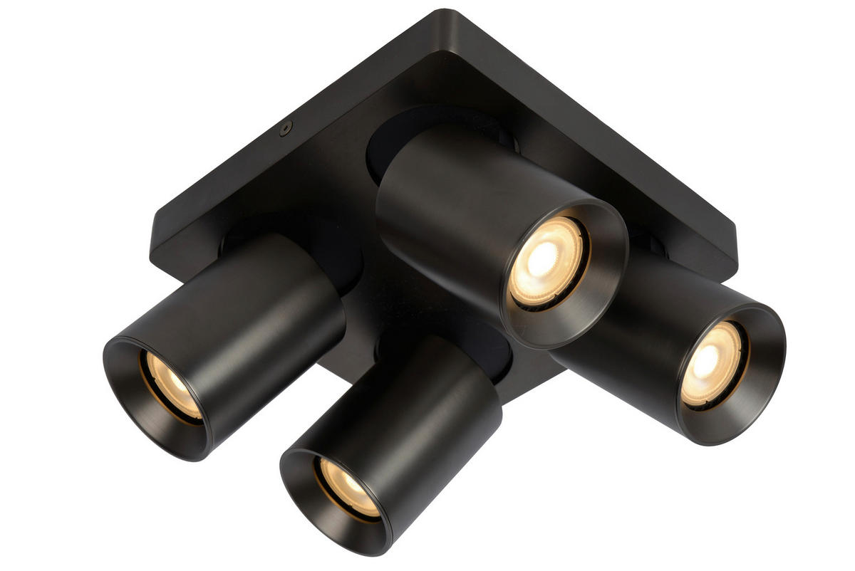 LED-STRAHLER - Anthrazit/Schwarz, Konventionell, Metall (20/20/11.5cm) - Lucide