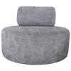 SESSEL in Struktur Grau  - Schwarz/Weiß, Basics, Textil/Metall (88/70/88cm) - Livetastic
