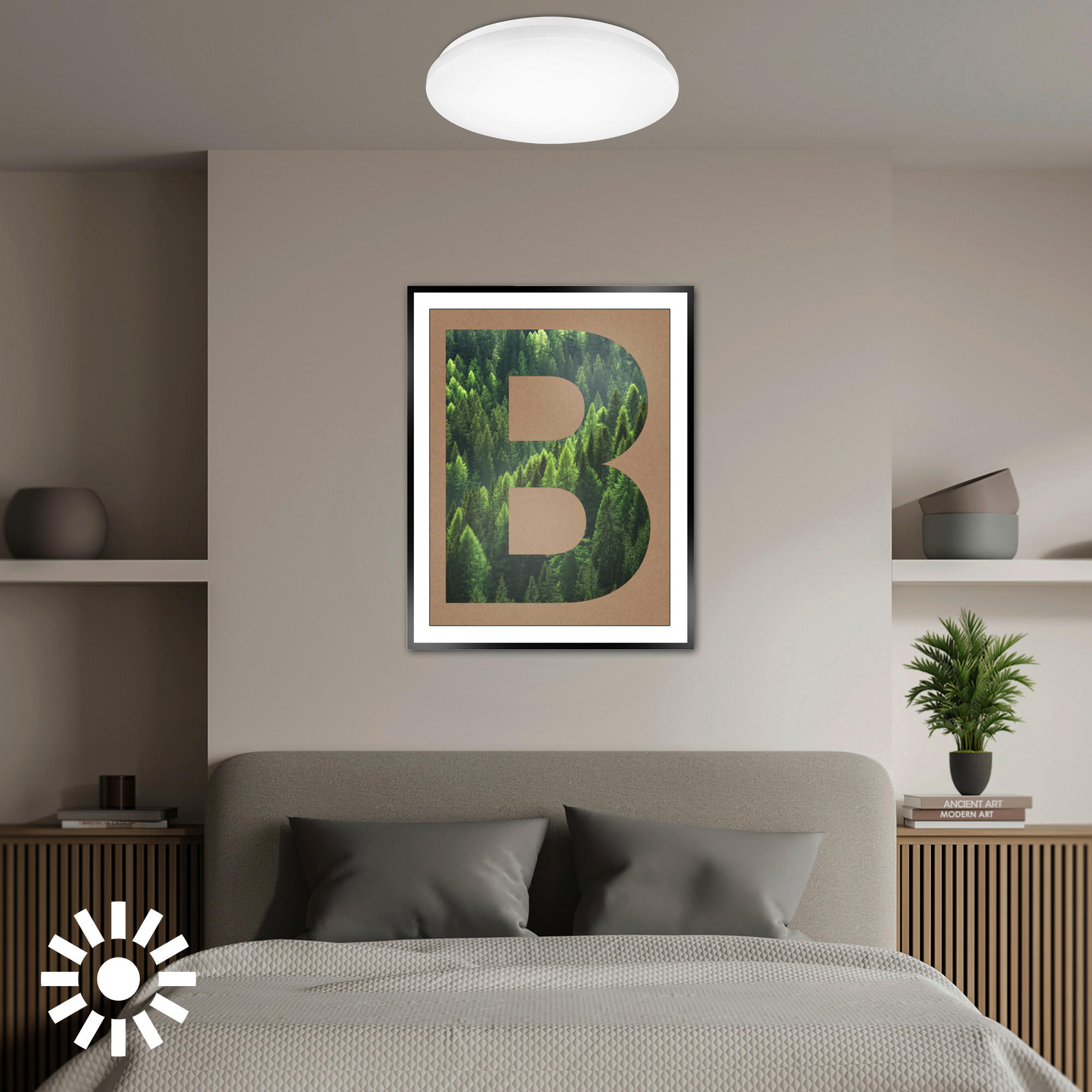 LED-DECKENLEUCHTE Elipso A 37,5/6 cm   - Weiß, Basics, Kunststoff (37,5/6cm)
