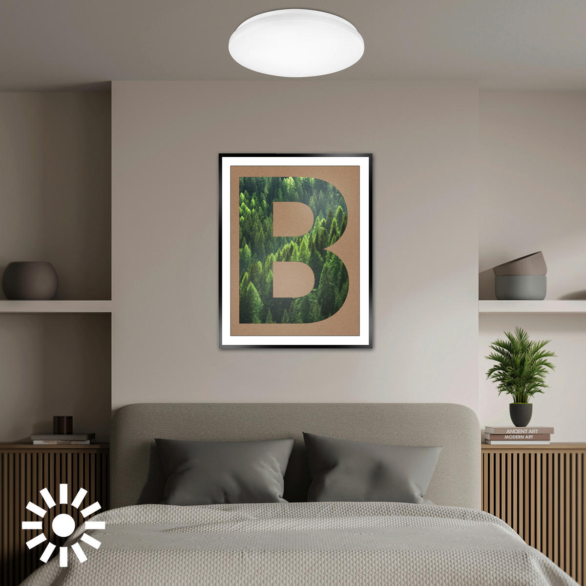 LED-DECKENLEUCHTE Elipso A 37,5/6 cm   - Weiß, Basics, Kunststoff (37,5/6cm)