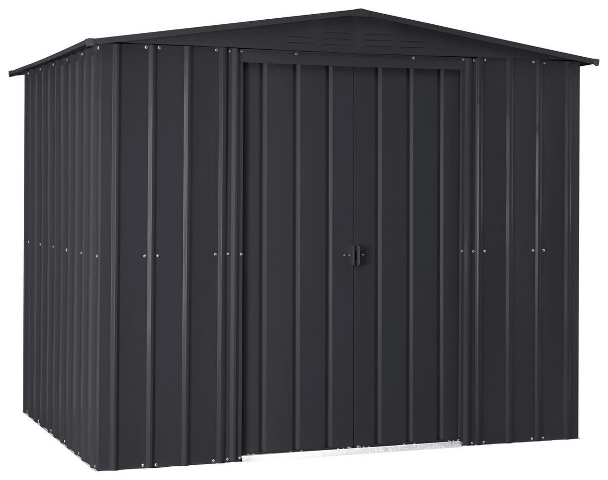 GERÄTEHAUS 245/198/247 cm  - Anthrazit, Basics, Metall (245/198/247cm)