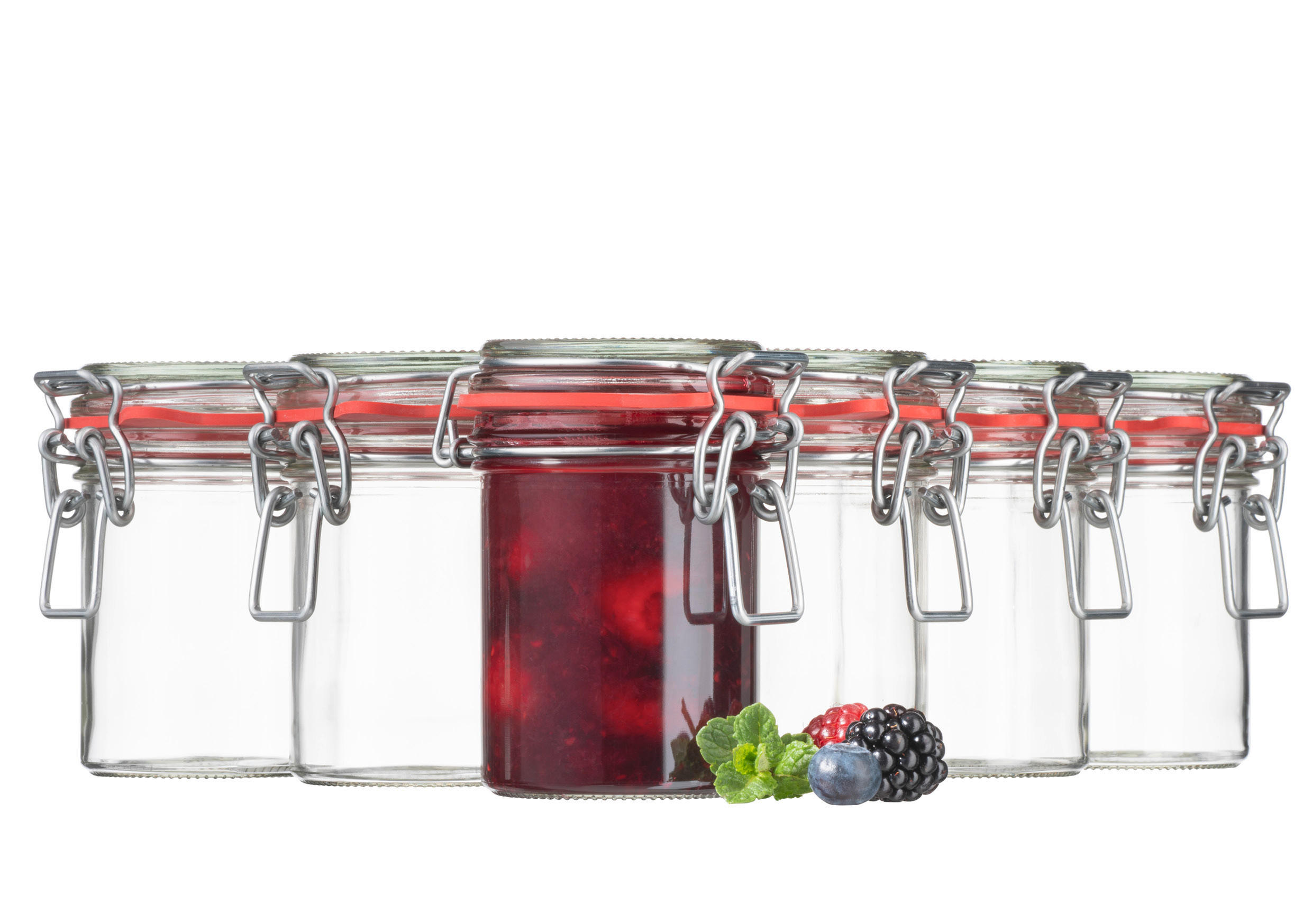 EINMACHGLAS-SET  - Transparent, Basics, Glas (6/10/6cm) - Mäser