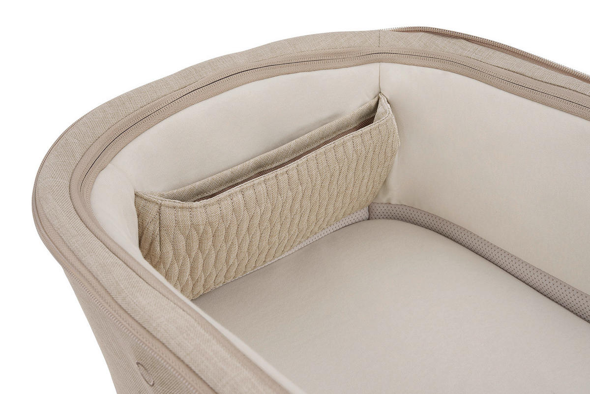 KINDERWAGENSET TRIV lx  - Sandfarben/Schwarz, Basics, Kunststoff/Metall (58/109/93,5cm) - Nuna