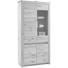 VITRINE Kernbuche furniert, massiv Buchefarben - Buchefarben, Basics, Glas/Holz (93,2/195,5/38,2cm) - Cantus