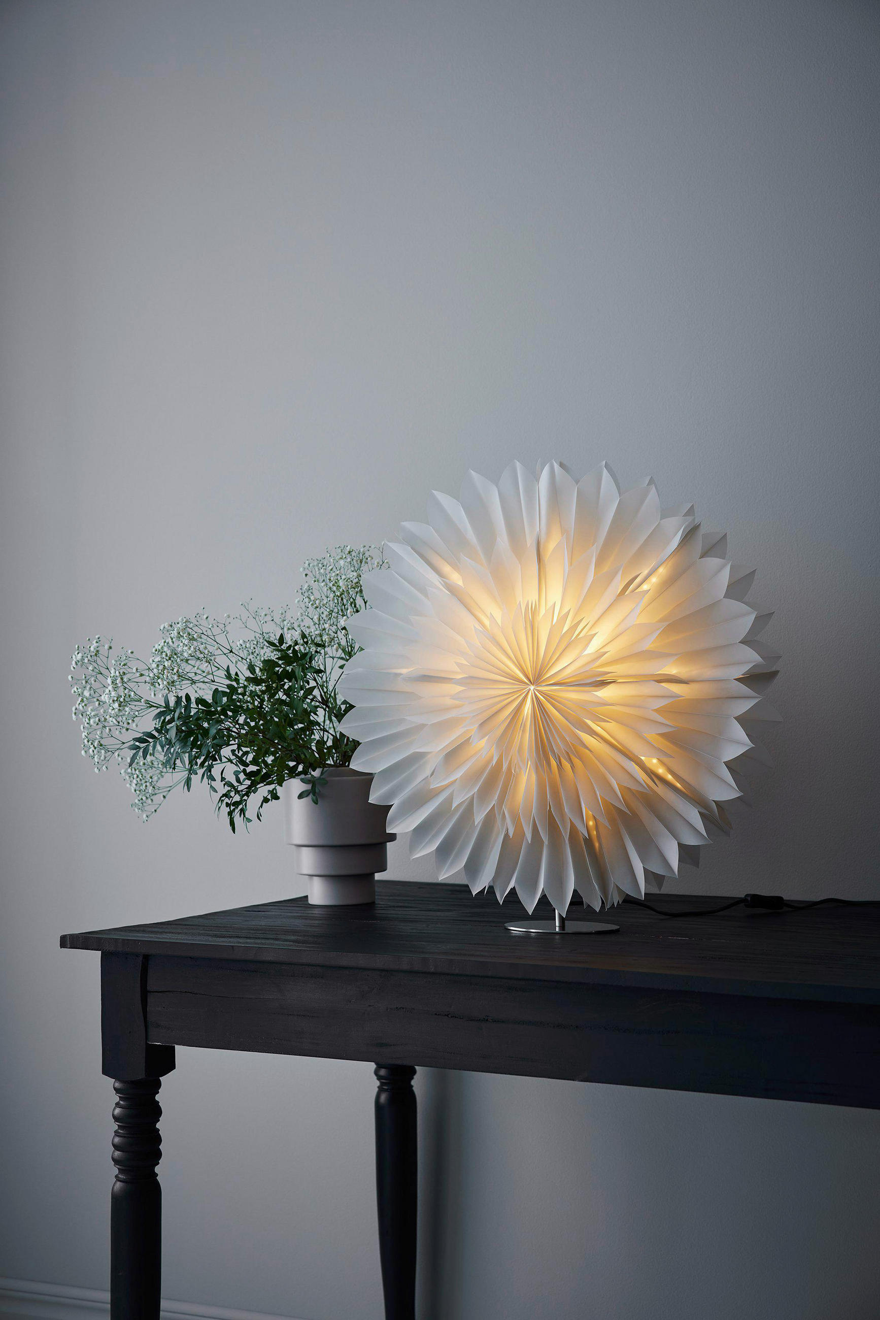 LED-DEKOLEUCHTE SOLINA 60/62/10 cm   - Weiß, Basics, Papier (60/62/10cm) - Markslöjd