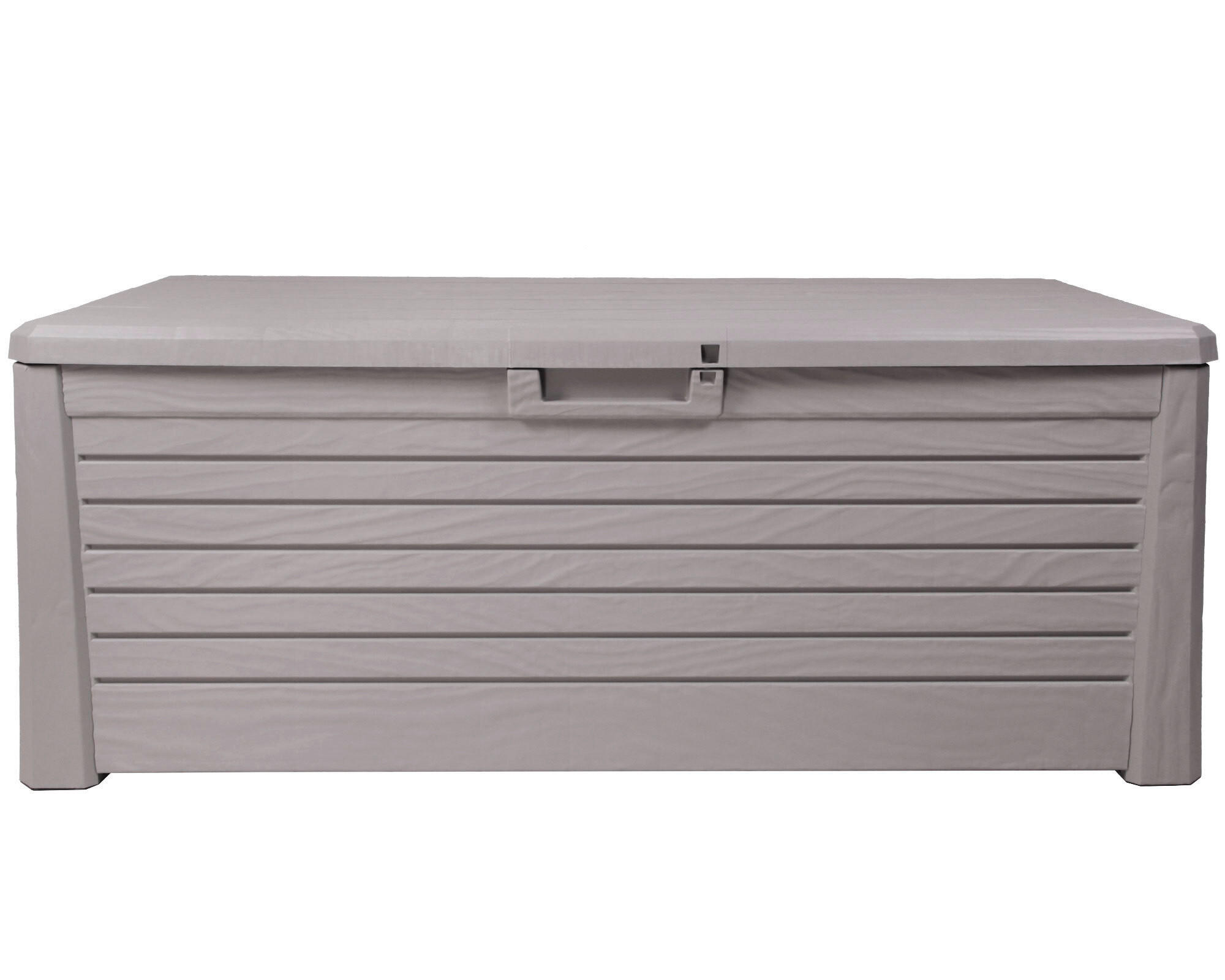 KISSENBOX 141/63/71 cm  - Grau, Basics, Kunststoff (141/63/71cm) - Ambia Garden