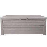 KISSENBOX 141/63/71 cm  - Grau, Basics, Kunststoff (141/63/71cm) - Ambia Garden