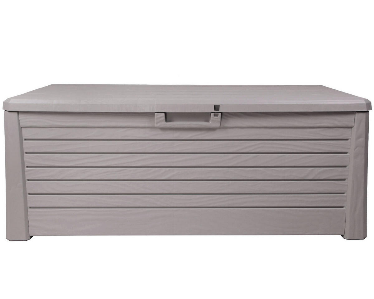 KISSENBOX 141/63/71 cm  - Grau, Basics, Kunststoff (141/63/71cm) - Ambia Garden