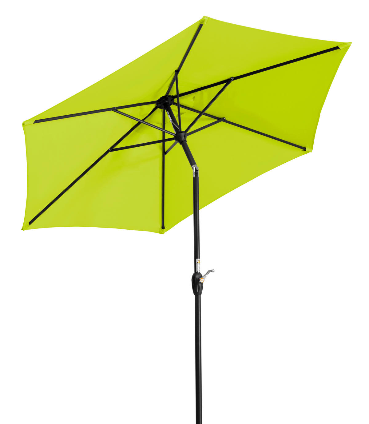 SONNENSCHIRM   - Anthrazit/Hellgrün, Basics, Textil/Metall (220/210/220cm) - Schneider