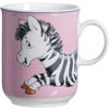 KINDERBECHER Happy Zoo  - Schwarz/Rosa, Basics, Keramik (11/8/9cm) - Ritzenhoff Breker