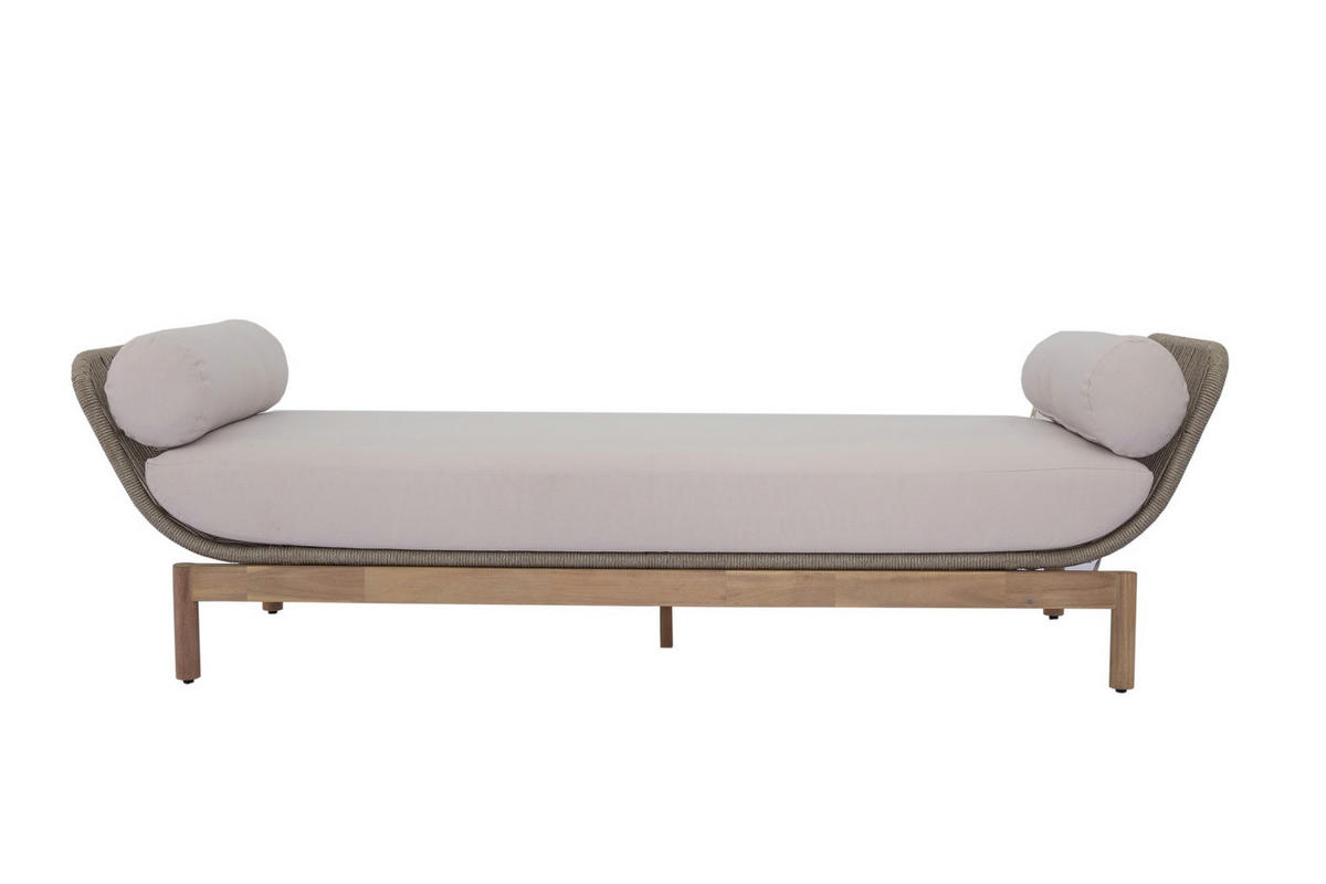 LEŽALJKA VRTNA   drvo, metal, tekstil      - Natur, drvo/metal (204/60/73cm) - Ambia Garden