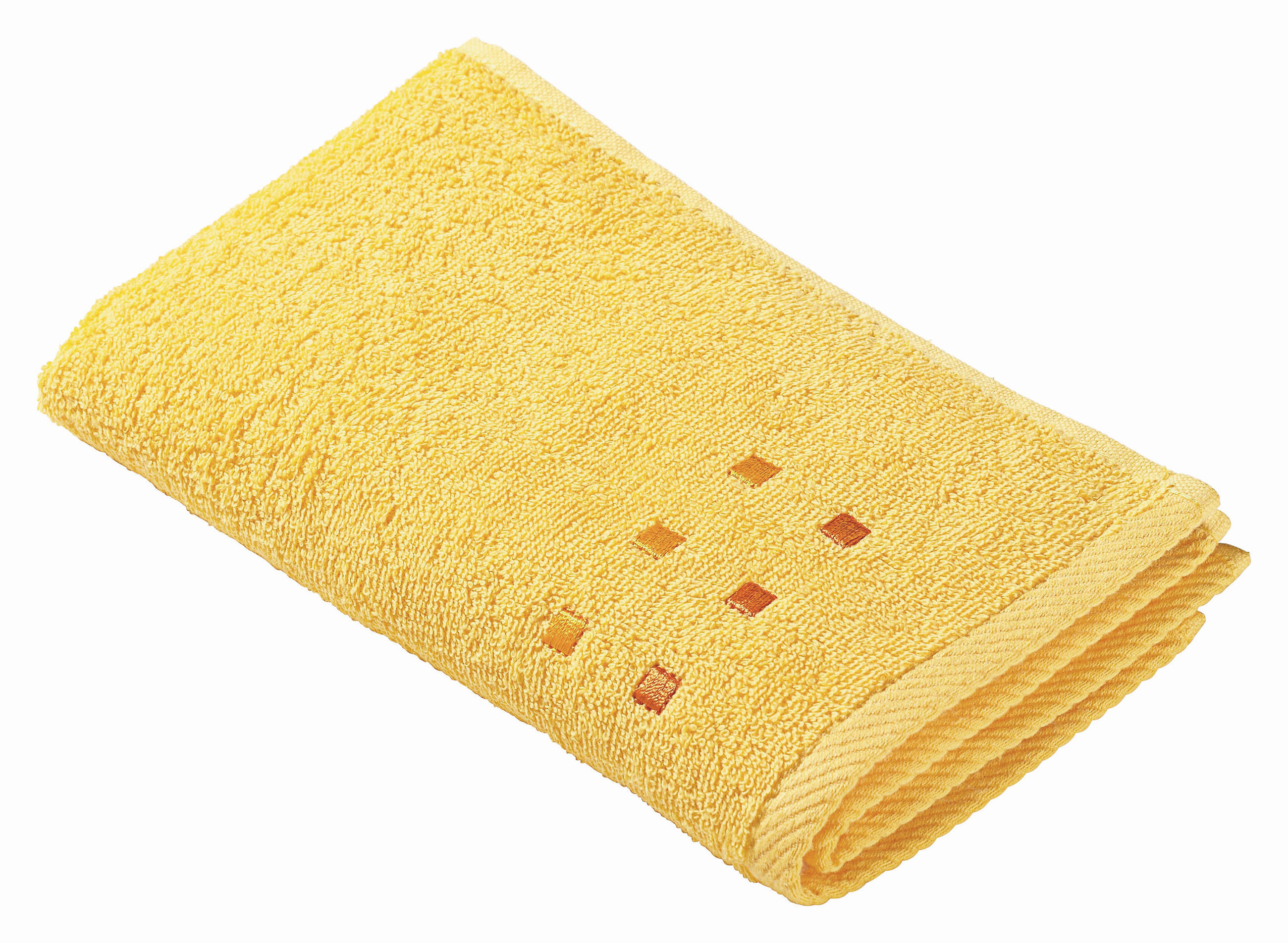 GÄSTHANDDUK Quattro gul 30/50 cm - gul, Klassisk, textil (30/50cm) - Best Price