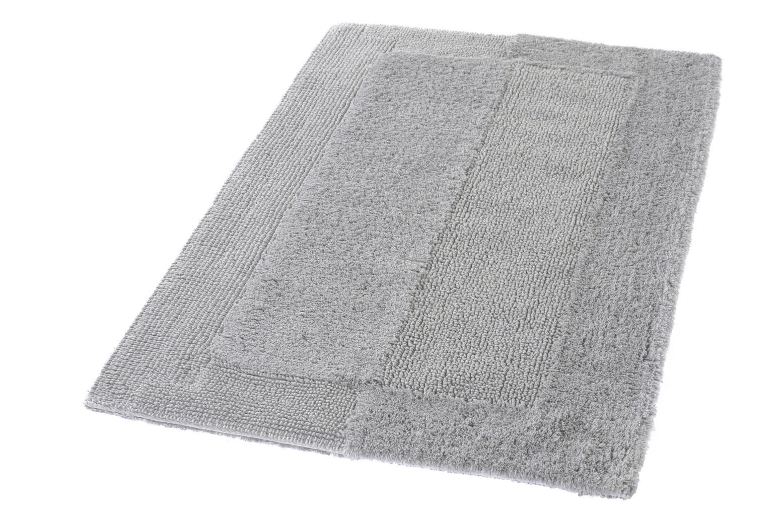 FÜRDŐSZOBASZŐNYEG  60/100 cm  világosszürke   - világosszürke, Basics, műanyag/textil (60/100cm) - Kleine Wolke