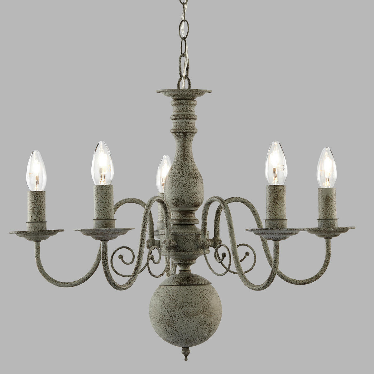 SVJETILJKA VISEĆA  60/47 cm      Greythorne  - siva, Trend, metal (60/47cm)