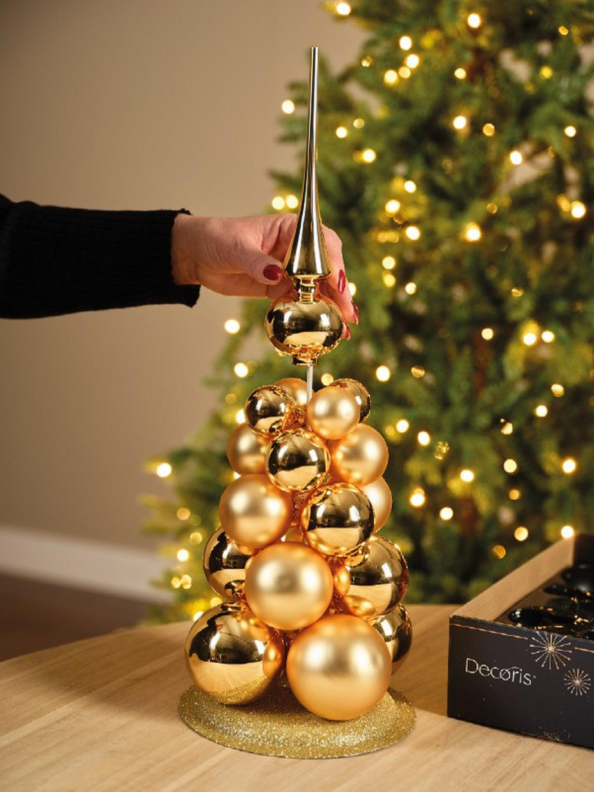 DEKOBAUM - KONVENTIONELL, Glas (4,00/4,00/4,00cm)