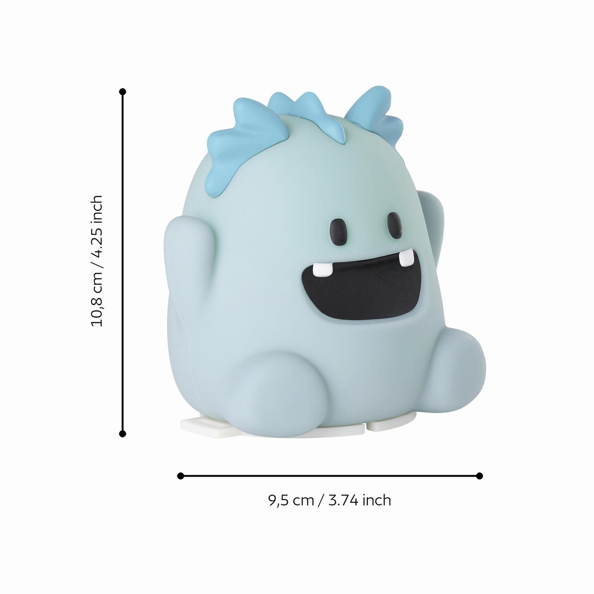 KINDER-NACHTLICHT 9,5/10,8 cm  - Blau/Weiß, Basics, Kunststoff (9,5/10,8cm)