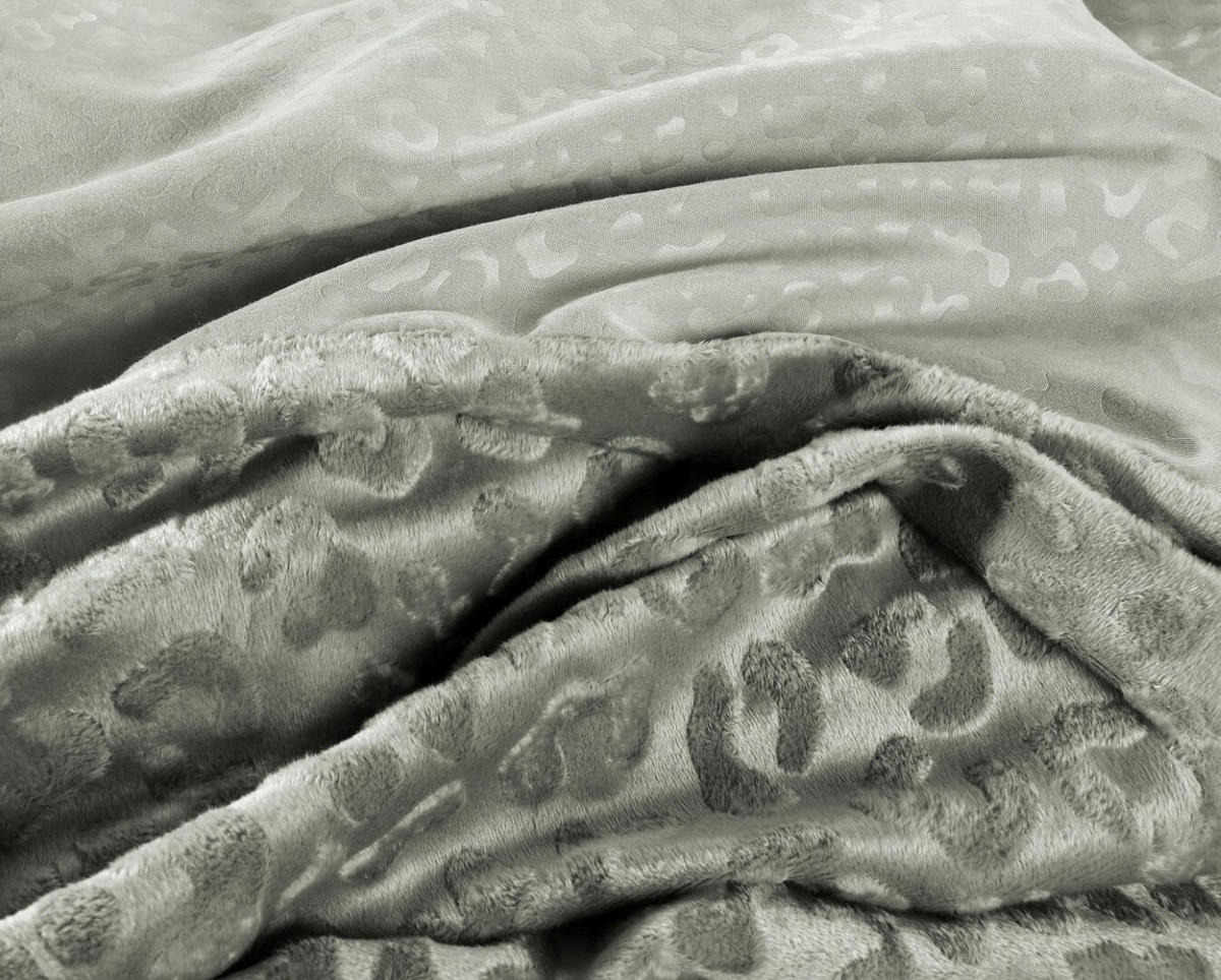 Bettwäsche 2er Set Samt, Flachgewebe 155/220 cm  - Salbeigrün, Design, Textil (155/220cm) - Esposa
