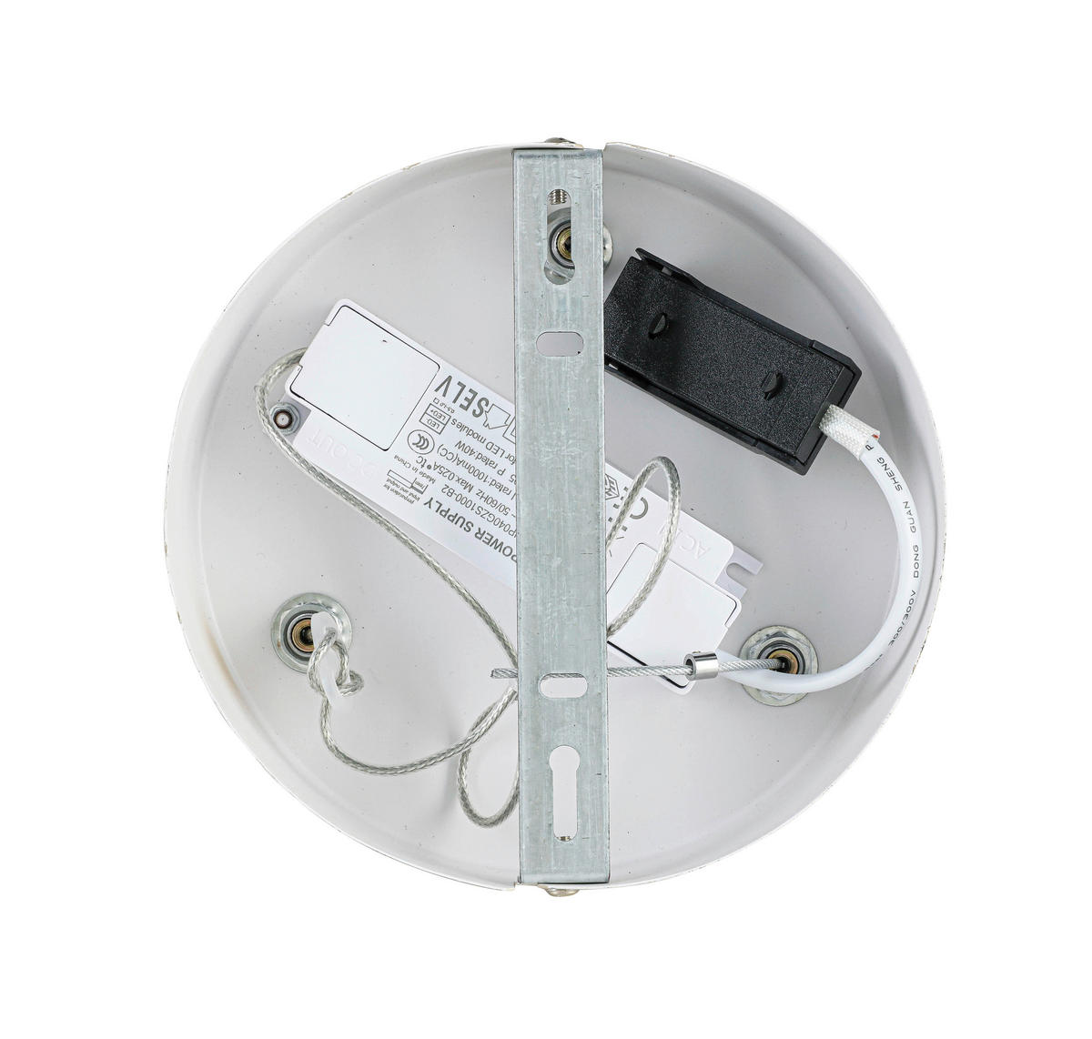 HÄNGELEUCHTE 41,5/120 cm   - Sandfarben, Trend, Kunststoff/Metall (41,5/120cm) - Collet's Monde