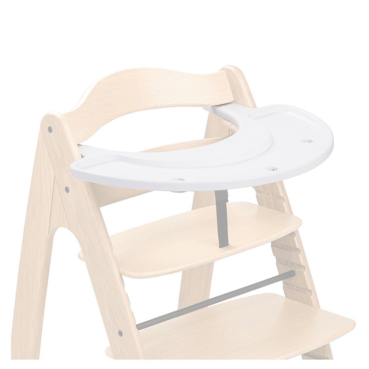 ESS- UND SPIELBRETT Arketa Play Tray  - Weiß, Basics, Kunststoff (46/4,6/58cm) - Hauck